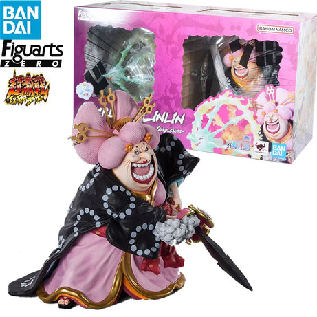 In Stock BANDAI Figuarts ZERO One Piece Wano Country Chapter Charlotte Linlin Oiran Linlin Big Mom Anime Action Figure Model Toys