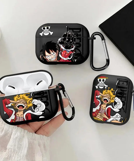Case For Airpods 4 1 Pro 3 Pro3 Pro2 2 Earphone Cases Cover OneS LuffyS P-ieceS