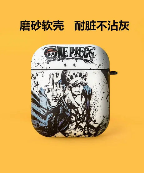 Anime One Piece Airpods1/2 Protective Case for Iphone Pro Bluetooth 3Rd Generation Earphones with Anti Drop Frosted Soft Shell