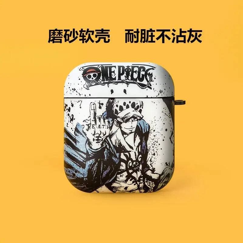 Anime One Piece Airpods1/2 Protective Case for Iphone Pro Bluetooth 3Rd Generation Earphones with Anti Drop Frosted Soft Shell