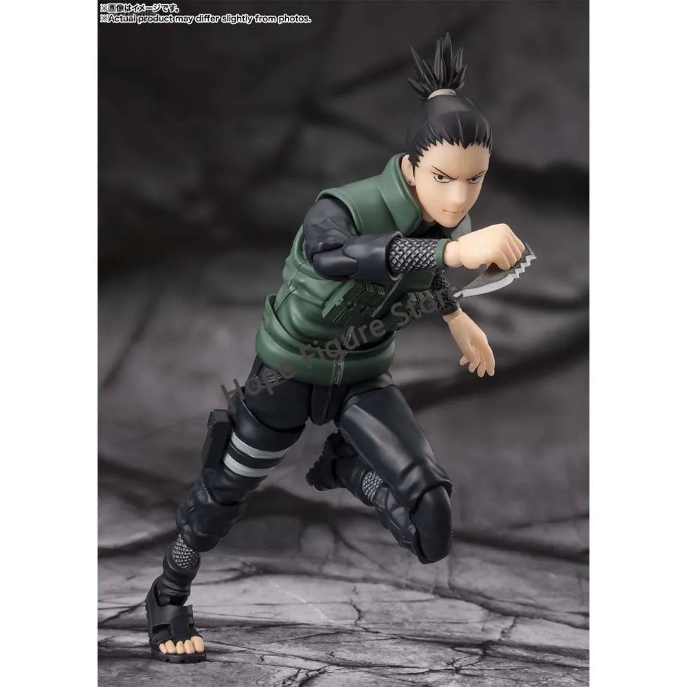 BANDAI SHFiguarts Shikamaru Nara Action Figure – Naruto Shippuden Official Collectible