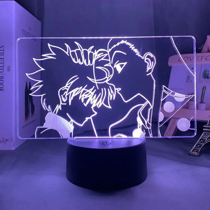 HUNTER Night Light Anime Peripherals Personality Creativity Killua Sissoe Table Lamp Desktop Decoration Bedroom holiday gift