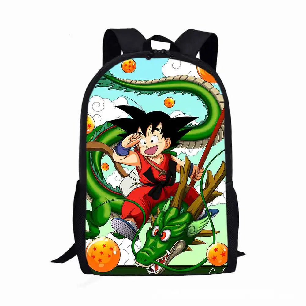 Dragon Ball Super Backpack Boys' Primary School Backpack Kindergarten Bag Game Printed Backpacks Large Capacity Simple