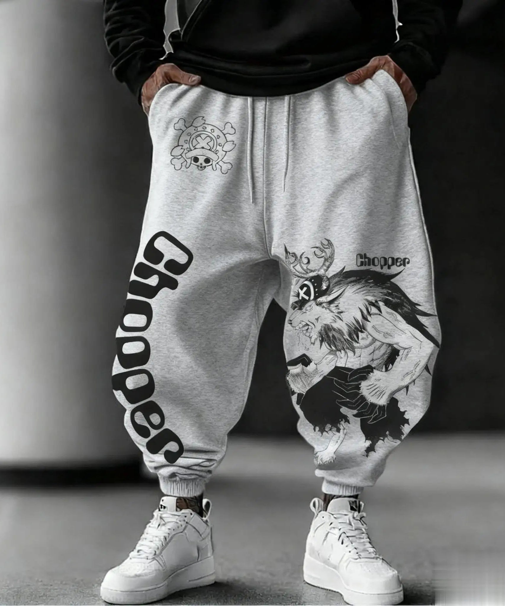 One Piece Tony Chopper Sweatpants Men's Sports Pants Joggers Casual Anime Print Streetwear Hip Hop Trousers New Autumn Winter