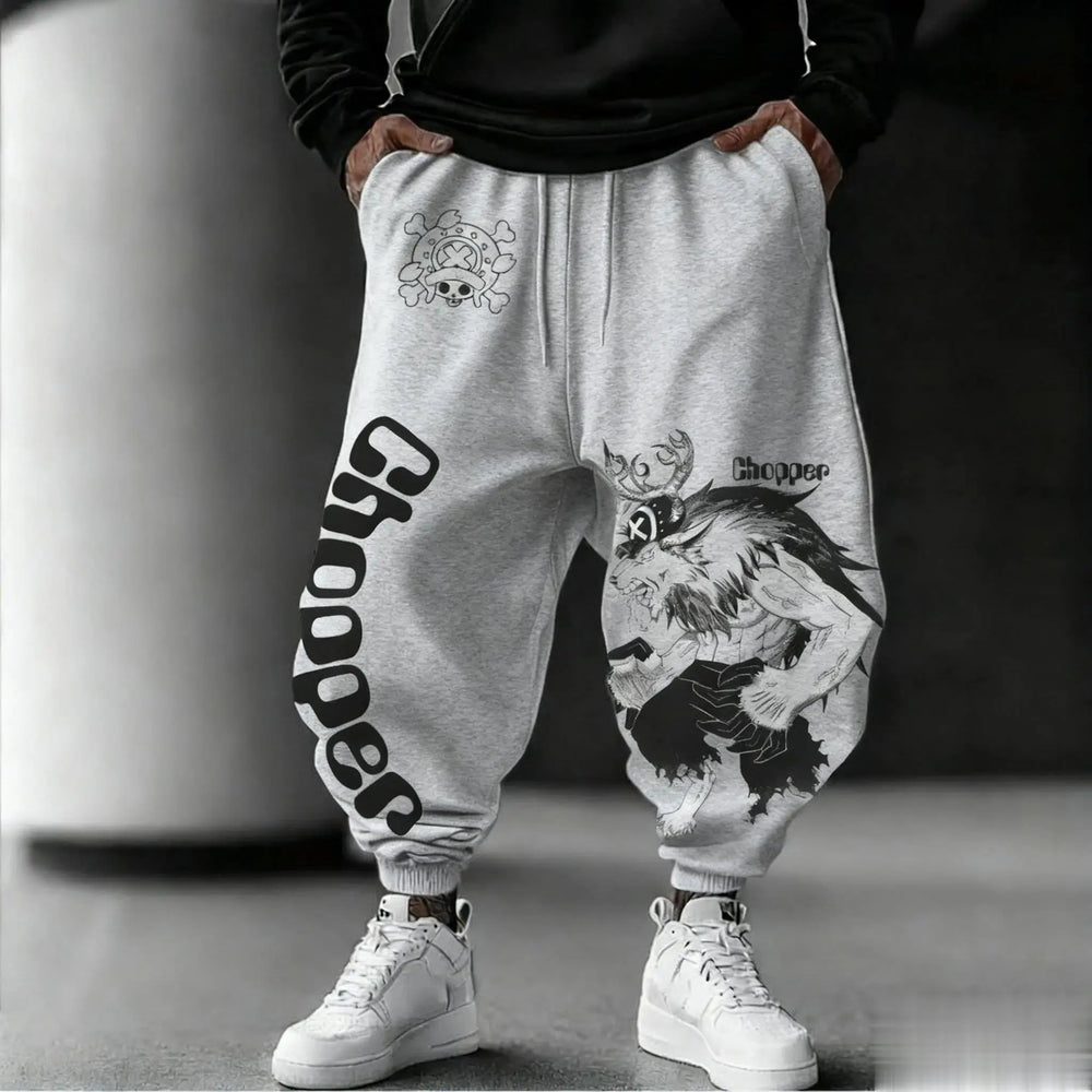 One Piece Chopper Joggers — Anime Print Sweatpants
