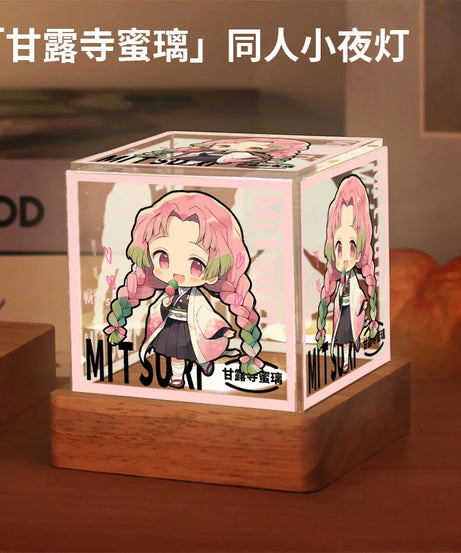 Demon Slayer Night Light – Muichiro & Mitsuri Cosplay LED Lamp Gift
