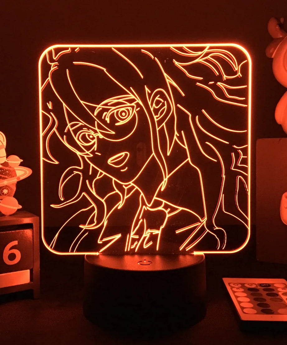 Anime Danganronpa V3 Nagito Komaeda Led Night Light Nagito Komaeda Game Figure Bedside Lamp for Bedroom Decor Kids Manga Gifts