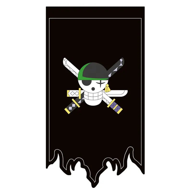 ONE PIECE New Legion Flag Pirate Flag Cartoon Anime Peripheral COSPLAY Decorative Flag Holiday Gift