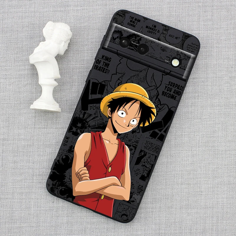 One Piece Shockproof Silicone Case – Google Pixel 4 to 9 Series