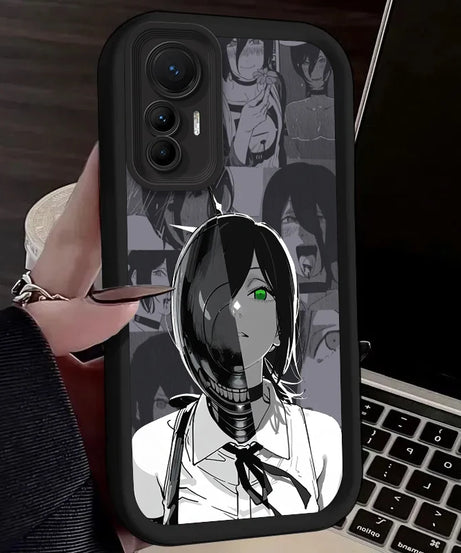 Anime Chainsaw Man Reze Case For Xiaomi Poco X7 X6 X5 X3 NFC F7 F6 F5 F3 M7 M6 Pro 4G 5G Mi 12 11 Lite NE 5G 13T 12T 11T 14T Pro