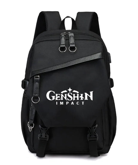Genshin Impact Anime New Schoolbag Junior High School Primary School Students Men and Women Large-capacity Multi-layer Backpack