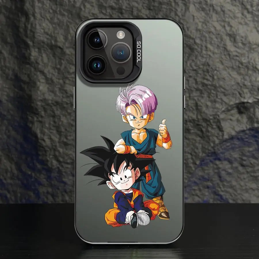 Phone Case for iPhone 14 15 16 Plus 17 Air 16e 11 12 13 Pro Max Shell Dragon Ball Vegeta Goku Dragons