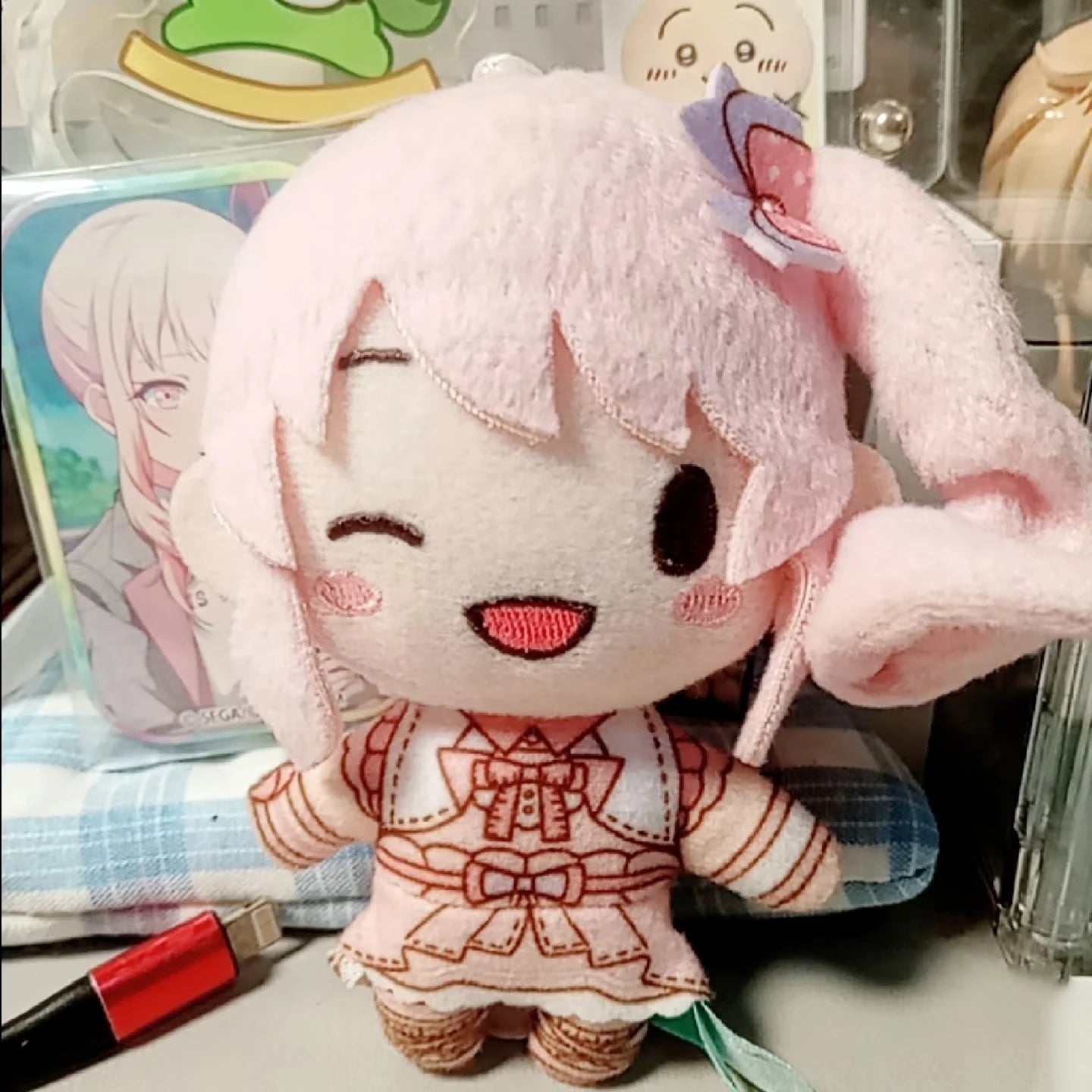 10cm Pjsk Plush Doll Toys Project Sekai Akiyama Mizuki Stuffed Plushies Keychain Yoisaki Kanade Pendant Backpack Bag Decor