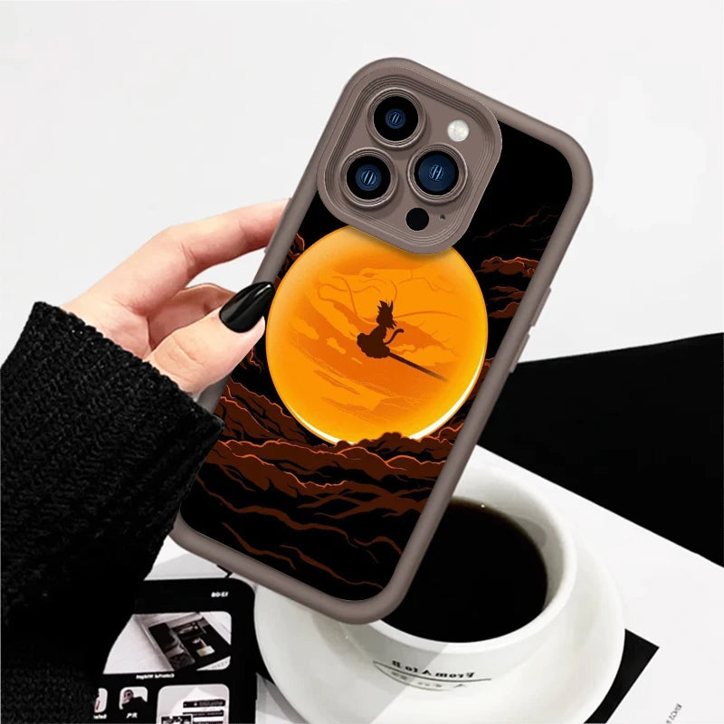 Dragon Ball Goku Soft Case for iPhone 15/14/13/12/11/XS/XR/X