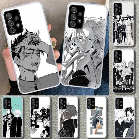 Anime Tokyo Revengers Phone Case for Samsung Galaxy A15 A25 A35 A55 A14 A24 A34 A54 A04S A13 A23 A33 A53 A03S A52 A12 A22 A32