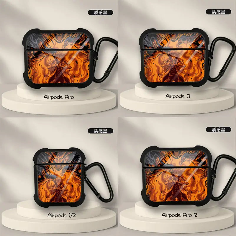 New Anime Naruto Sasuke Obito Protective Case for AirPods 3 for Airpods Pro 1 2 Wireless Bluetooth Headphone Case Christmas Gift