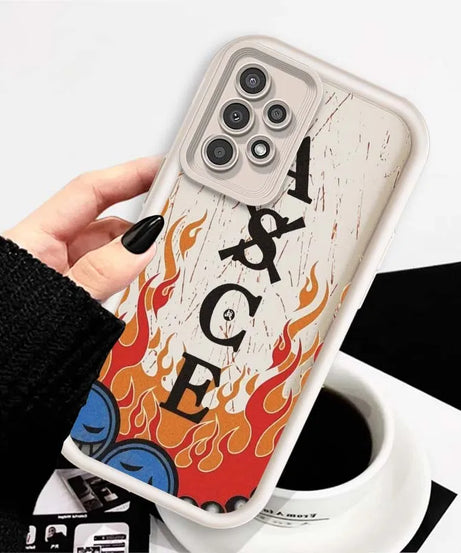 One Piece Nami D. Luffy Cute For Samsung A71 A52 A51 A34 A33 A22 A16 A15 A13 A04 A06 Note 20 Ultra 5G Eye Ladder Phone Case