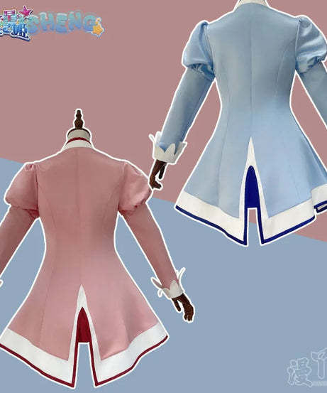 Anime Twin Princesses of the Wonder Planet Rein Fine Fain Cosplay Costume Sweet Dress Hat Tie JK Set Party Christmas Uniform