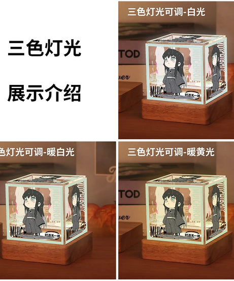 Demon Slayer Night Light – Muichiro & Mitsuri Cosplay LED Lamp Gift