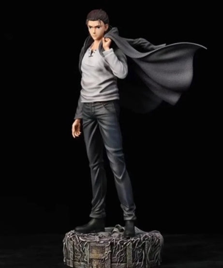 30cm Attack On Titan Max Power Eren Jaeger Gk Figure Model Kit Anime Peripheral Double-Headed Toy Collectible Ornament Boy Gift