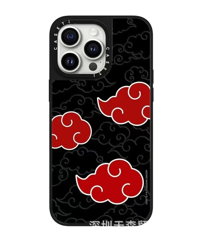 One Piece x Naruto Mirror Phone Case – Anti-Fall Collection for iPhone 16 Pro Max