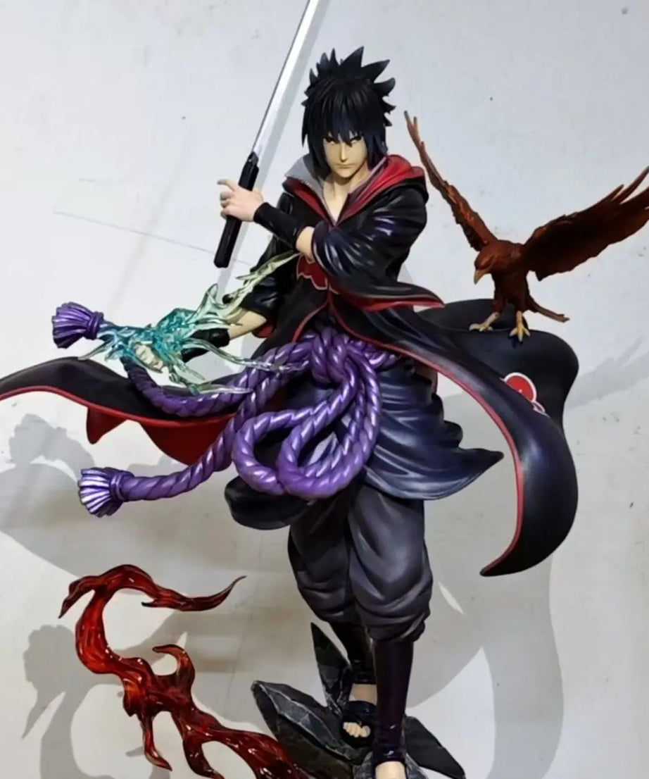 24cm Naruto Uchiha Sasuke Anime Figure Uzumaki Naruto Action Figurine Model Pvc Statue Desk Ornament Collection Toy Xmas Gift