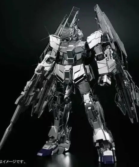 HGUC 1/144 Unicorn 03 Phenex Assembly Model Kit Action Figure Electroplated Silver Plating Mecha Toy Collection Decor Gift Toys