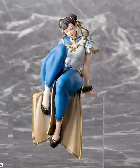 Street Fighter 6 Chun-Li 14Cm Action Figure Anime PVC Model Collectible Toys for Boys Kawaii Doll Gifts