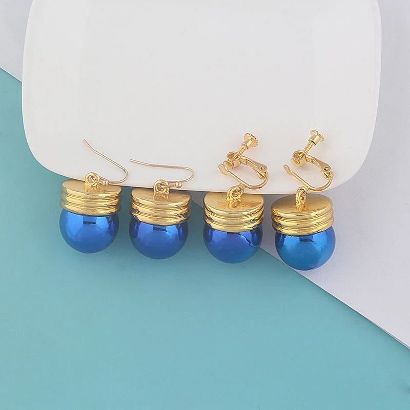 Phantom Troupe Chrollo Lucilfer Cosplay Earrings Anime Hunter x Hunter Clip Earrings for Women Men Jewelry Gift