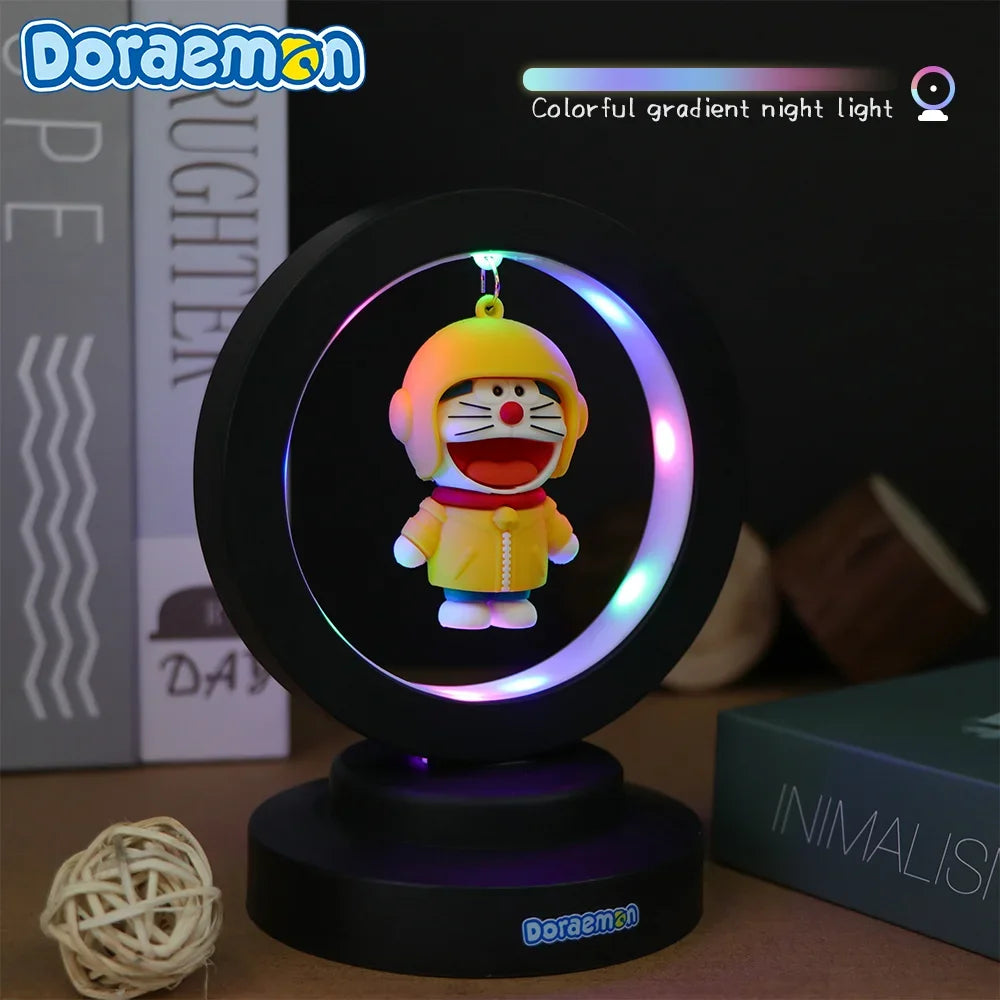 Doraemon LED Night Light – RGB Color Lamp for Kids' Bedroom & Gifts