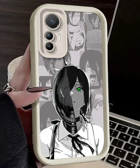Anime Chainsaw Man Reze Case For Xiaomi Poco X7 X6 X5 X3 NFC F7 F6 F5 F3 M7 M6 Pro 4G 5G Mi 12 11 Lite NE 5G 13T 12T 11T 14T Pro