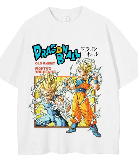Dragon Ball Z Streetwear T-Shirt – Anime Graphic Cotton Tee