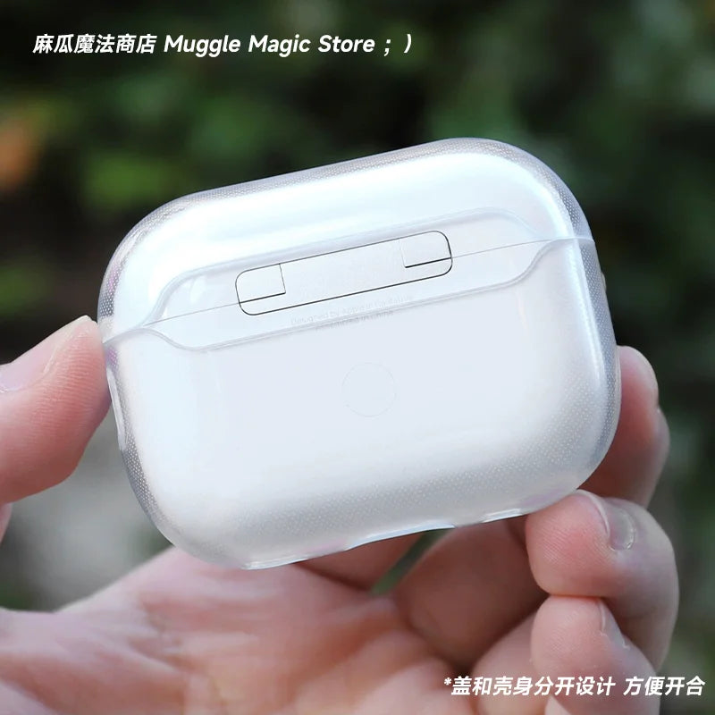 For AirPods 4 Cute Cat Couple Earphone Case for AirPods Pro2 Pro 1 2 3 Case Animal Soft Clear TPU Cover Fundas