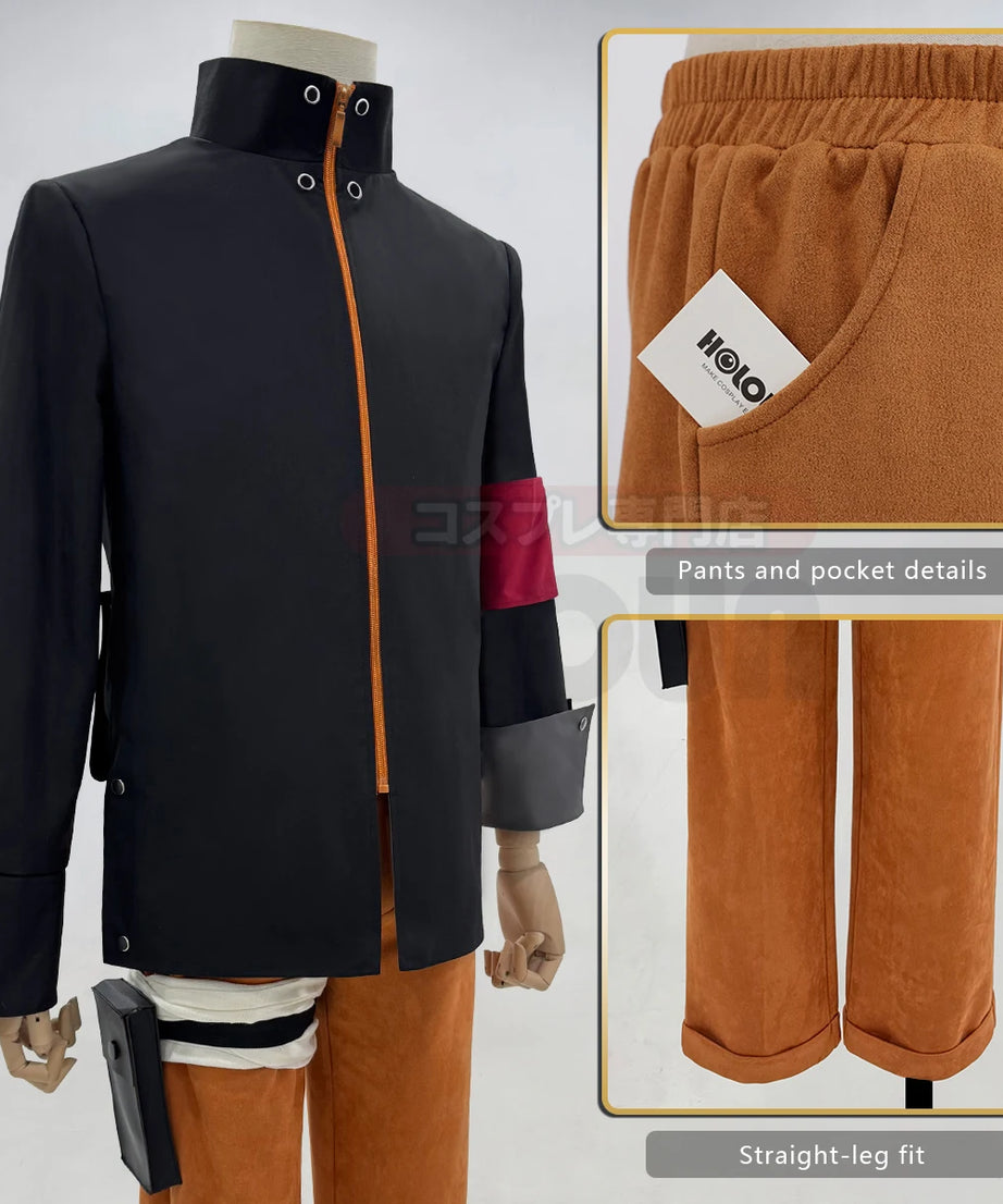 Naruto Uzumaki Cosplay Costume – Adult Unisex Full Set for Halloween & Conventions