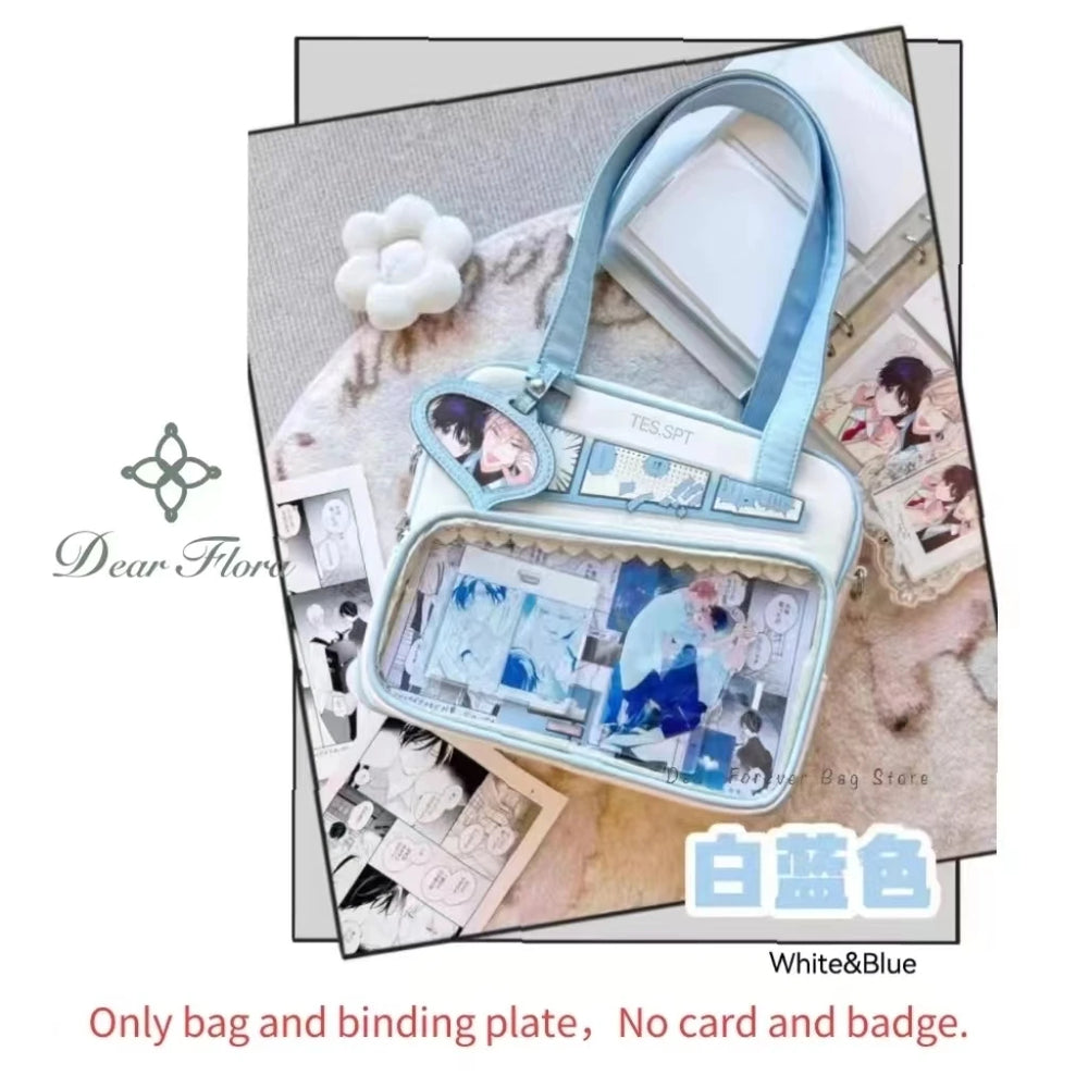 Clear Ita Bag — Kawaii Crossbody Display Tote 8