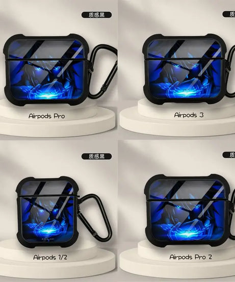 Naruto Anime AirPods Case – Sasuke & Obito Design for AirPods Pro/3