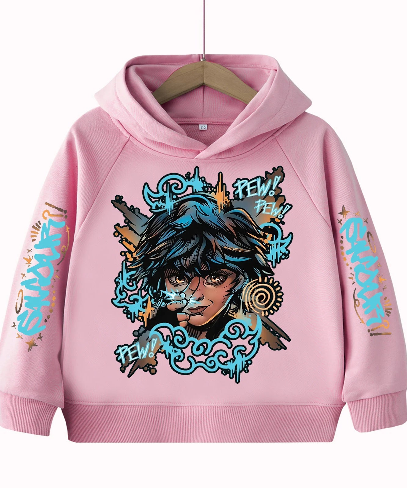 Arcane-Isha Anime Children's-Hoodie Harajuku Hip Hop Pullover Tops Sweatshirt