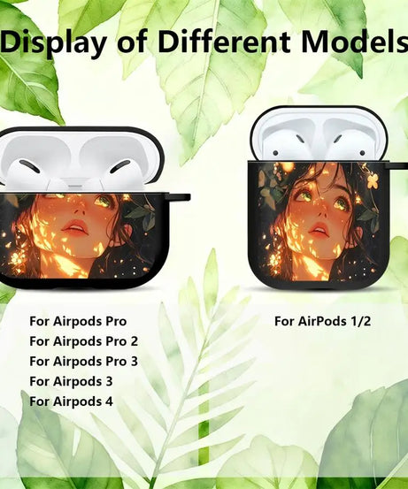 Earphone Cases Cover Case For Airpods Pro3 3 Pro 1 2 Pro2 4 Dreamy Forest Gril