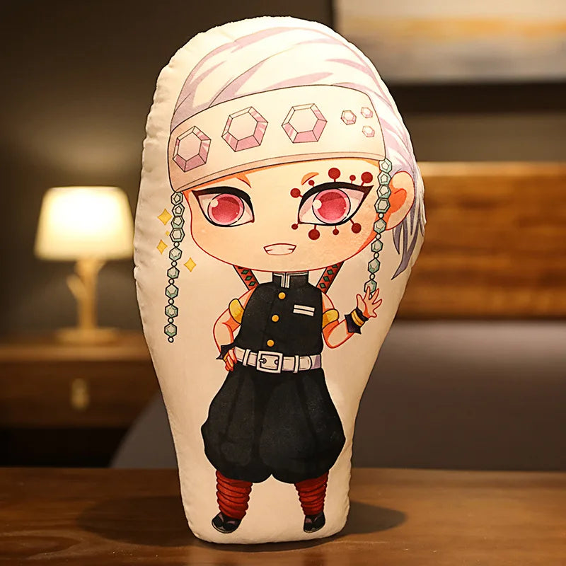 Tanjiro & Nezuko Plush Pillow – Demon Slayer Anime Cushion