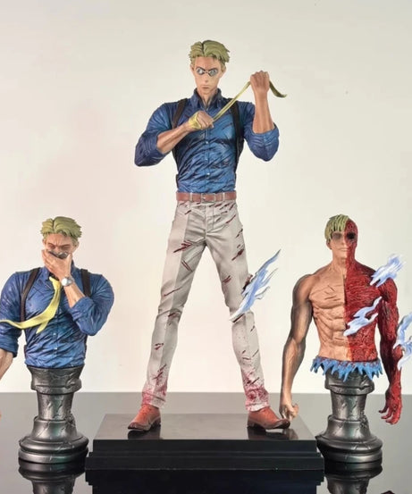 Jujutsu Kaisen 1/6 Nanami Kento 32cm Action Figures PVC 3-Head Statue Collectable Anime Model Toy Exquisite Ornament Boy Gift