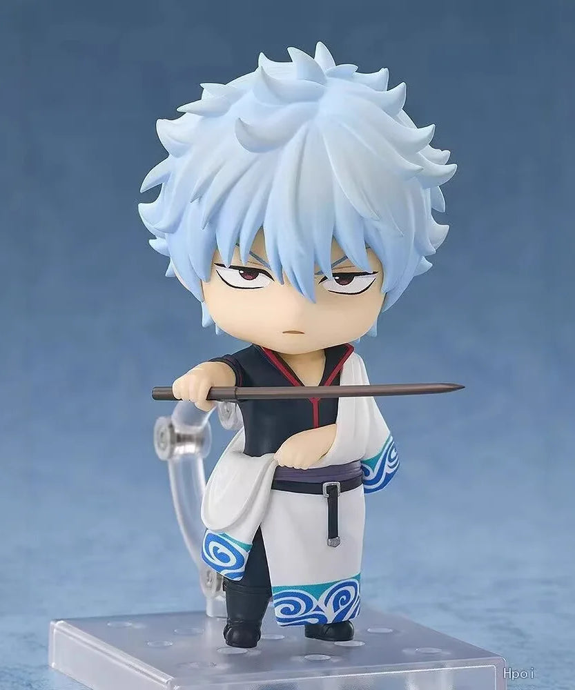 10cm Gintama Sakata Gintoki Action figure toys collection doll Christmas gift with box