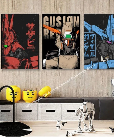 Gundam Mech Esports Room Decorative Poster