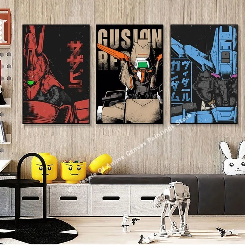 Gundam Mech Esports Room Decorative Poster