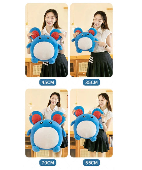 35/55/75cm Azumarill Pokemon Large Plush Toy Anime Doll Cute Giant Pokémon Cute Stuffed Plushie Pillow Gift for Children