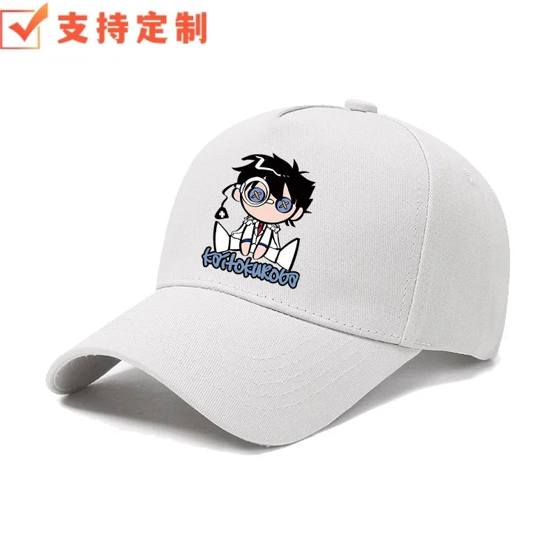 Detective Conan anime Kid the Phantom Thief sunshade baseball cap for men, outdoor casual duckbill hat, holiday gift.