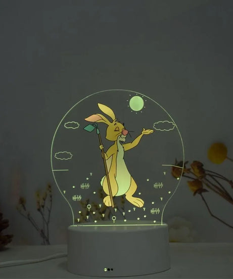 Winnie the Pooh animation peripheral 3D table lamp LED night light bedroom decoration lamp children's Christmas gift