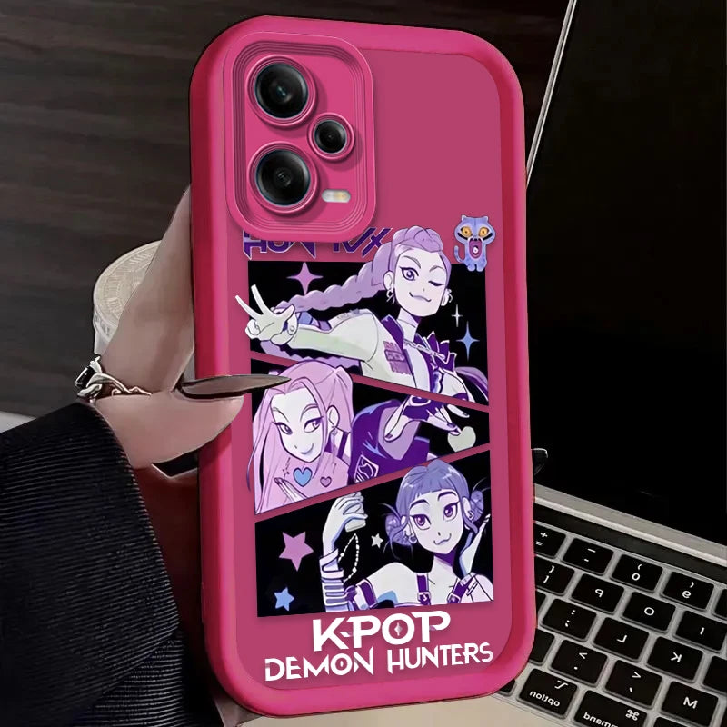 D-demon H-Hunters K-Kpop Case For Xiaomi Redmi Note 13 14 12 11 Pro Plus 5G 14S 12S 11S 10S 10 9 Redmi 14C 13C 12C 12 4G Cover