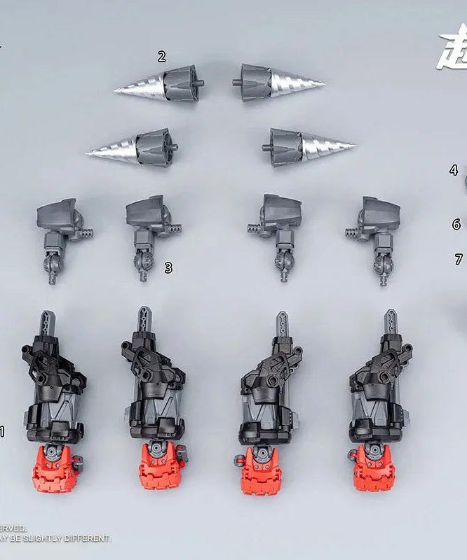 Hemoxian Over Zero 1/10 Baki Boxer Assembly Mecha Model Kit  Action Figure With Water Decals Collectible Toy Ornament Boy Gift