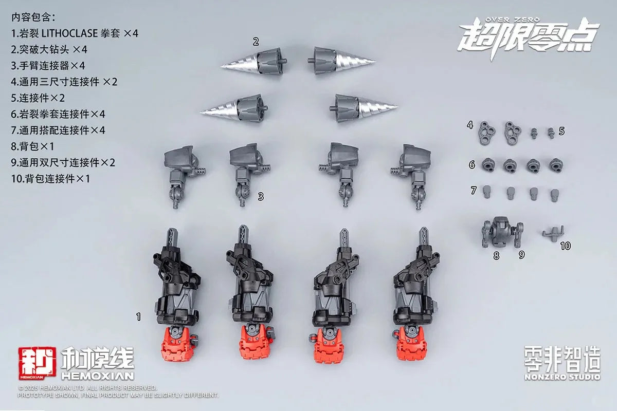 Hemoxian Over Zero 1/10 Baki Boxer Assembly Mecha Model Kit  Action Figure With Water Decals Collectible Toy Ornament Boy Gift