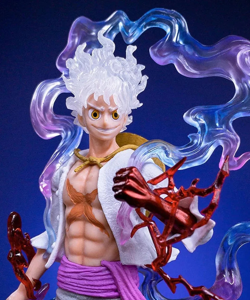 20cm/7.87in Anime One Piece Figure GEAR 5 Nika Sun God Luffy Action Figures Pvc Statue Collection Model Toys Gifts